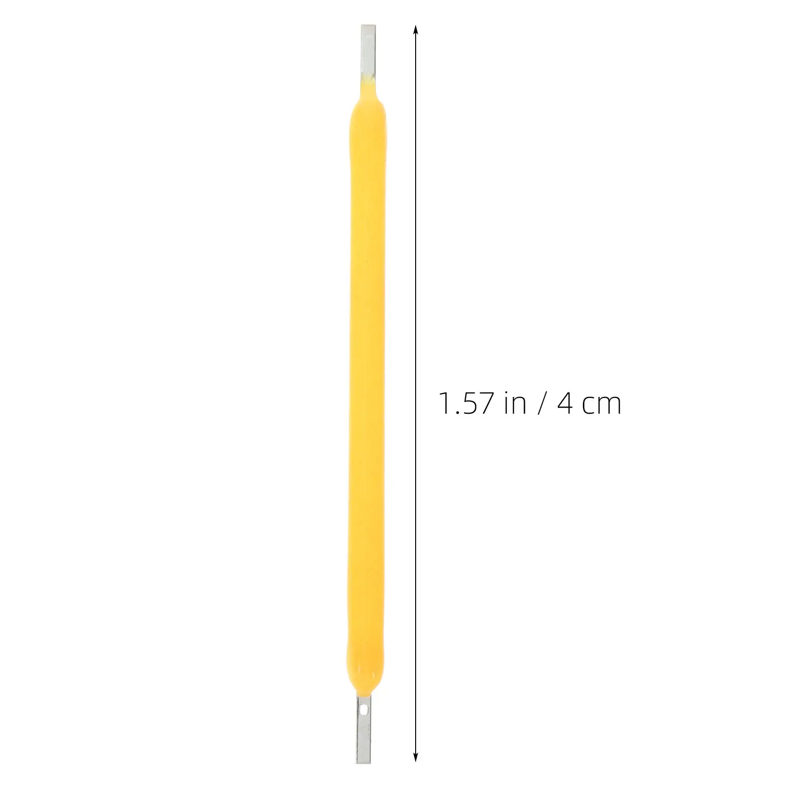 100Pcs LED Filament Hard LED Light Filament 38Mm High Brightness Repair Replacement Bulb Lamp Parts for Indoor Lighting Film TV