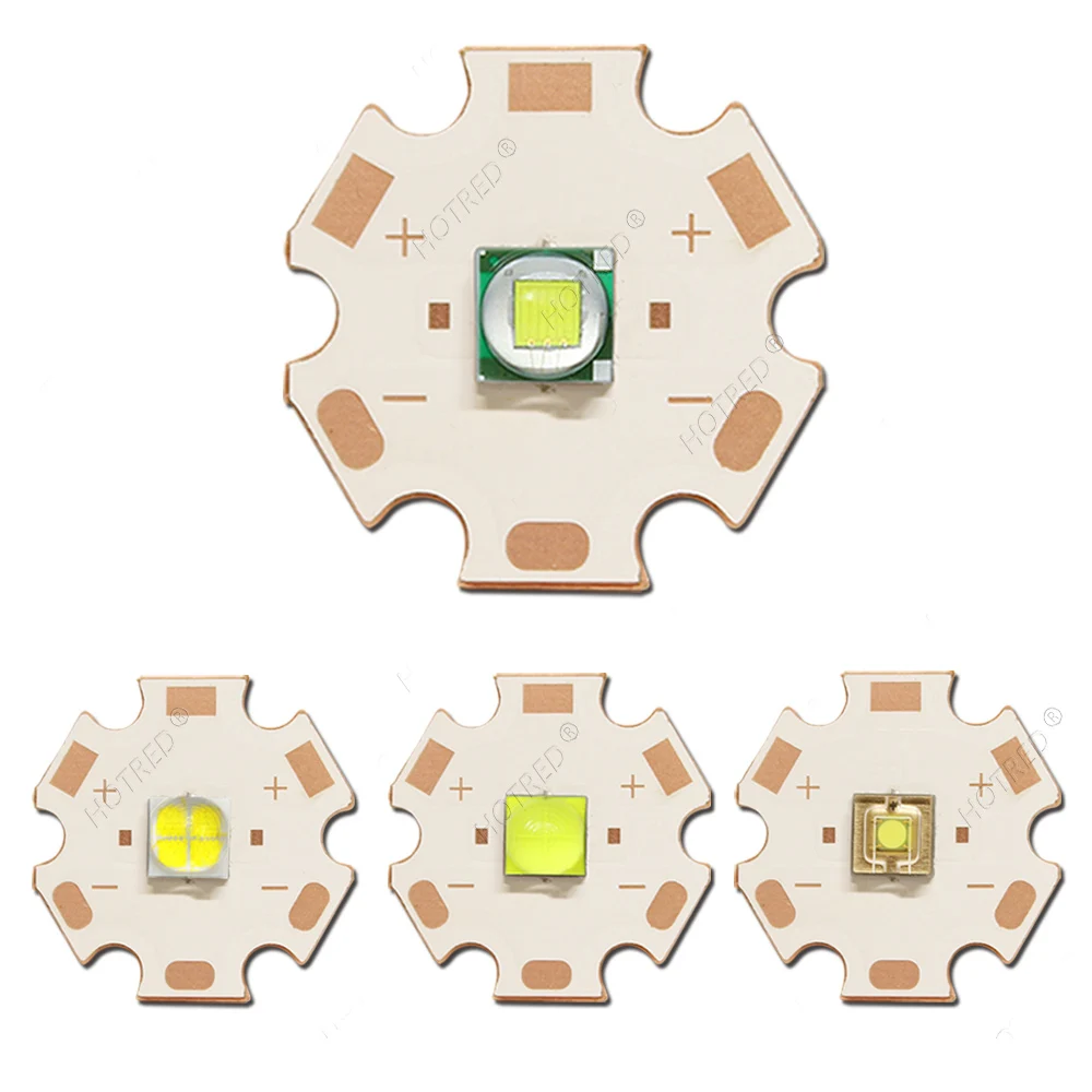 

10 шт. DC3V/6V/12V 5W 8W 10W 18W20W светодиод 5050 T6 XML2 XHP50 7070 XHP70 COB сильный лазерный свет дальнего действия бусины для части фонарика