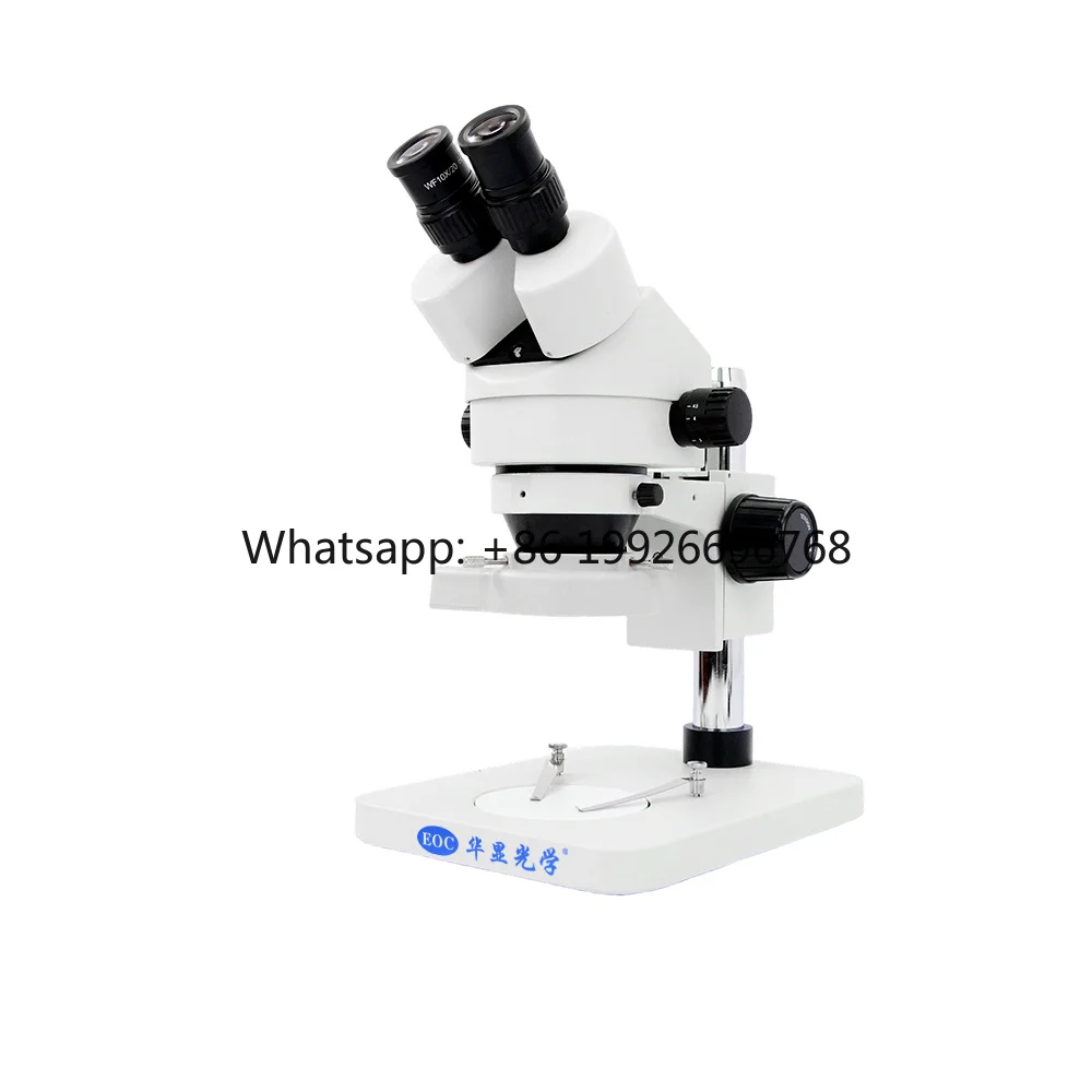 EOC SMZ-0745-B 7-45X Continuous Zoom HD Stereo Microscope Manual Focus for Jewelry Electronic PCB Repair