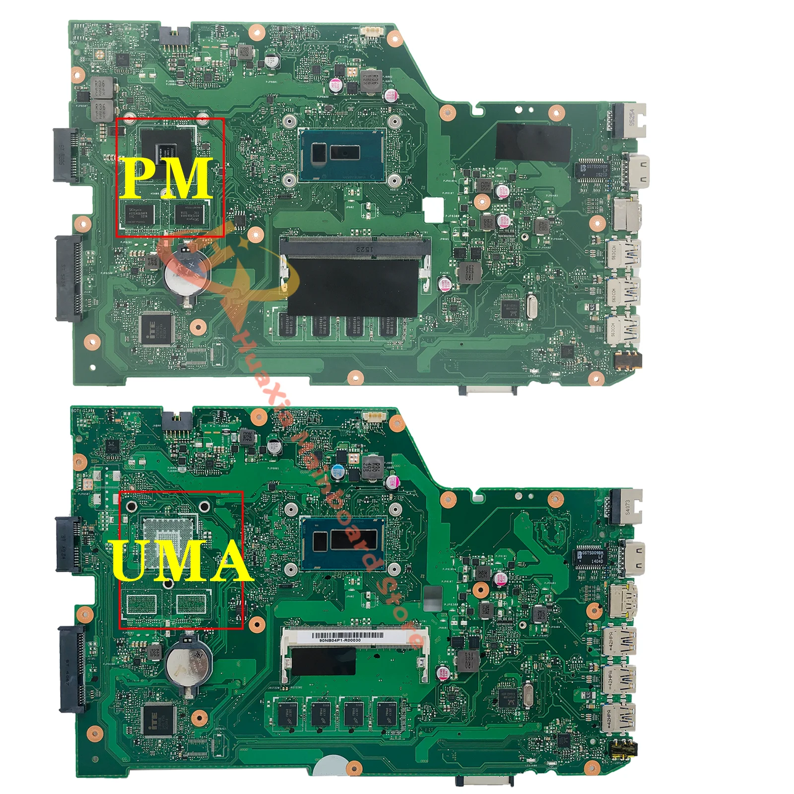 X751L Mainboard For ASUS X751LA K751LD F751LDV X751LD X751LDV X751LJ X751LB X751LN Laptop Motherboard 4G i3 i5 i7 4th/5th UMA/PM