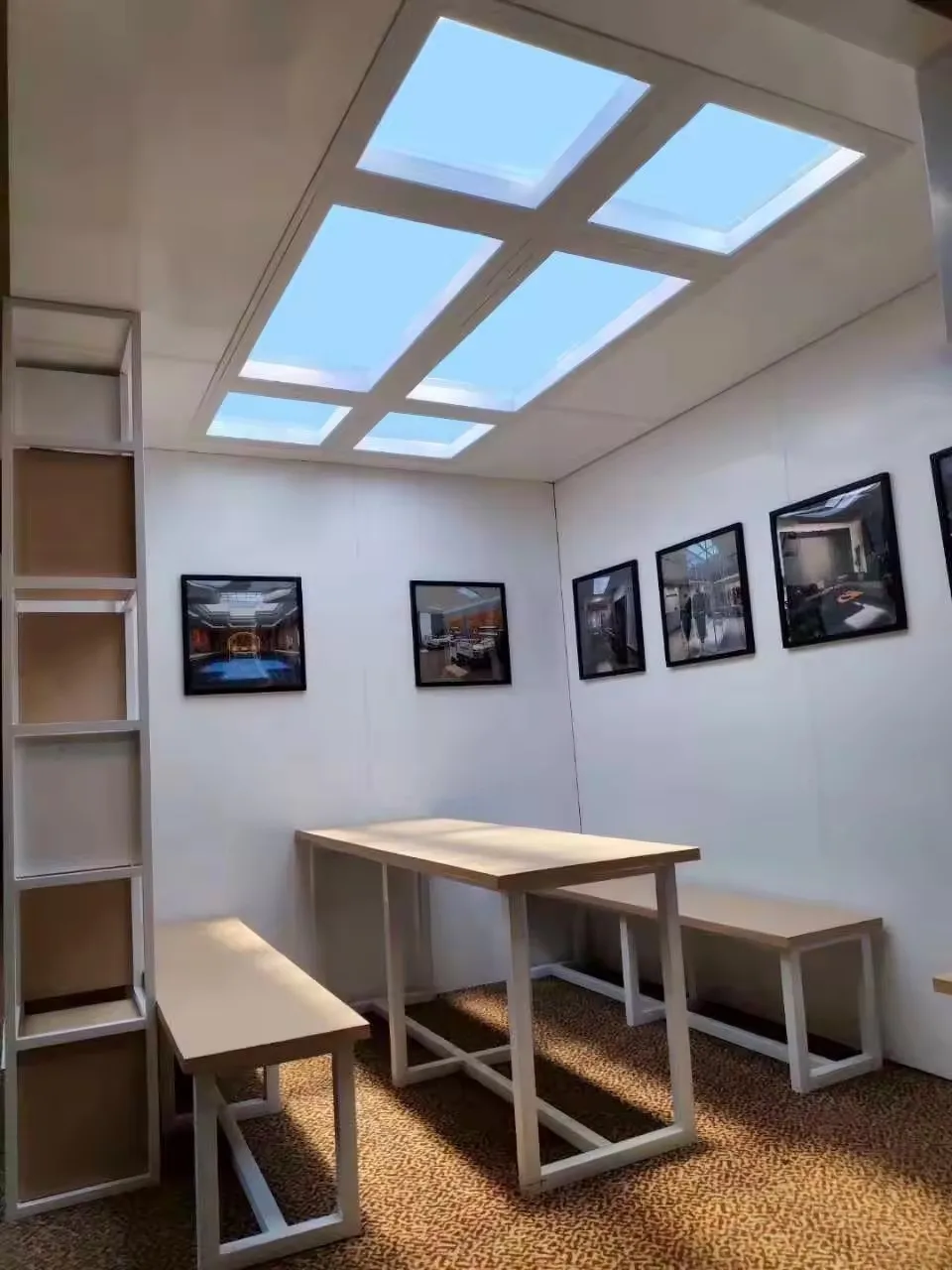 Artificial Blue Sky And White Cloud Skylight Intelligent Square Flat Led Panel For Office Lighting
