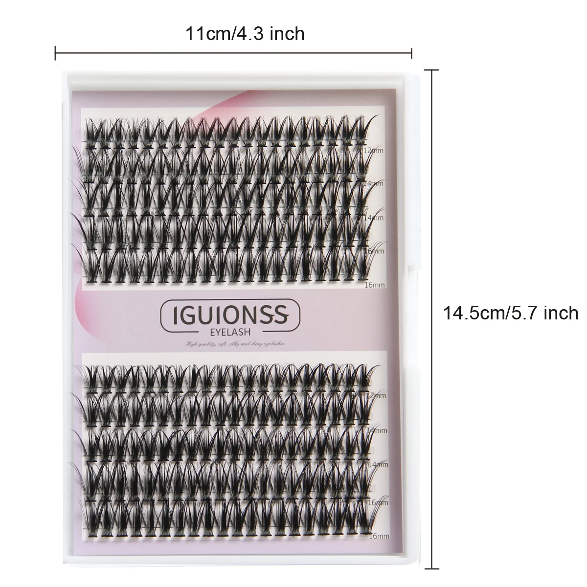 Lash Clusters  Individual Lashes Cluster Eyelash Extensions  30D+40D Mix C/D Curl Eyelash Clusters DIY Lash Extension