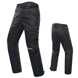 DUHAN Motorcycle Pants Men Windproof Protective Gear Motocross Pants Motorcycle Riding Trousers Pantalon Biker Ski Moto Pants