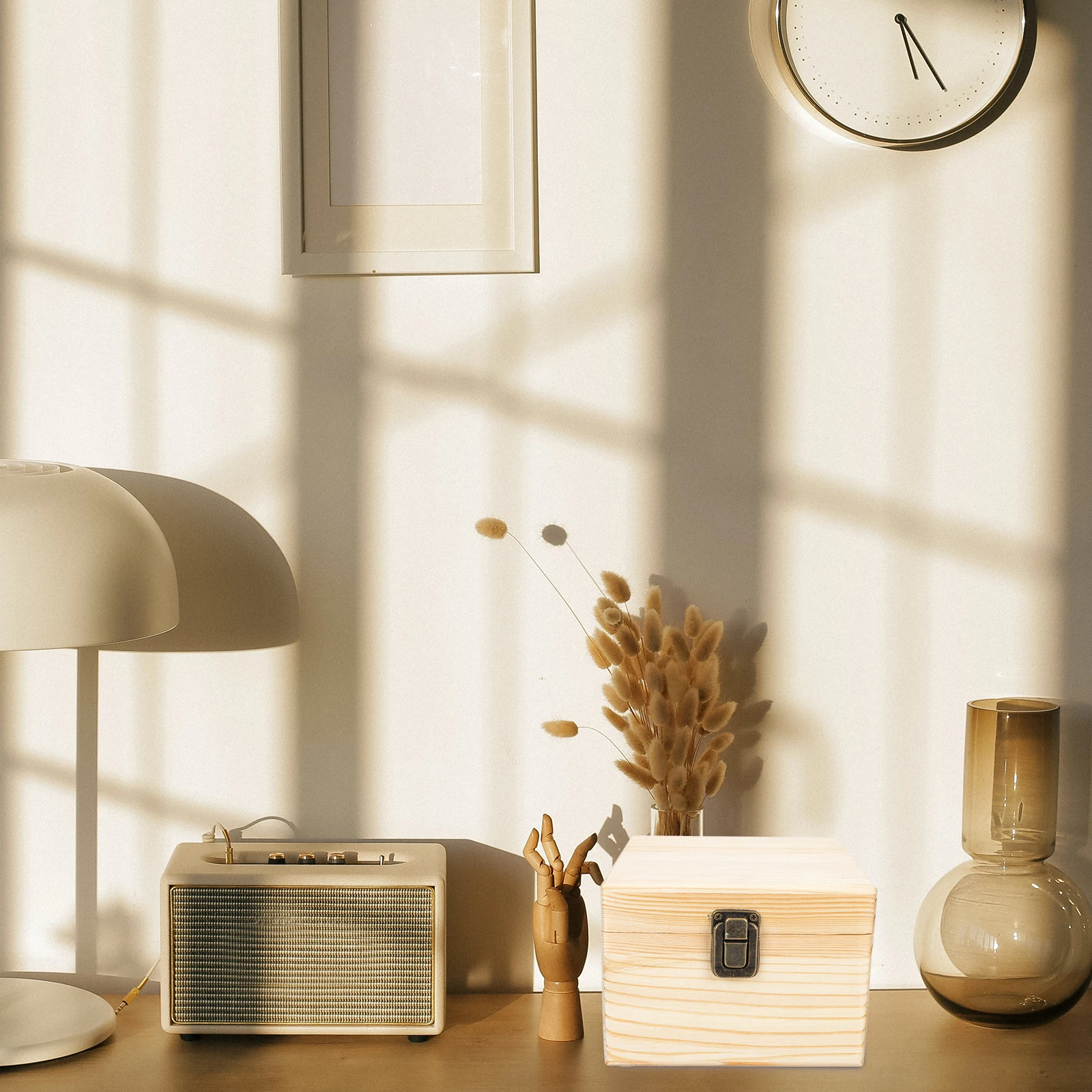 

Wooden Box for Bridesmaid Wedding Gift Present Wrapping Decorative Packaging Favor Storage Candy Box Party Supplies Bulk