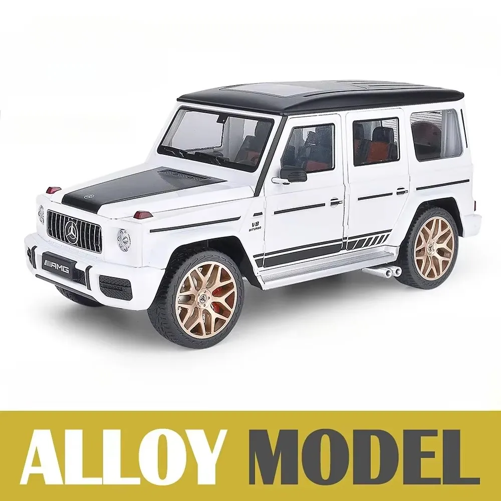 

Модель 1/18 литая модель внедорожника Benz G63, Литые металлические игрушечные автомобили, подарок для мальчиков, коллективная миниатюрная машинка