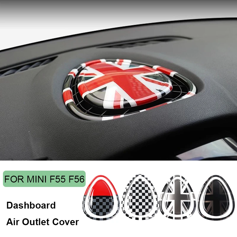 

2 шт., декоративные наклейки на приборную панель автомобиля Mini Cooper JCW F56 F55