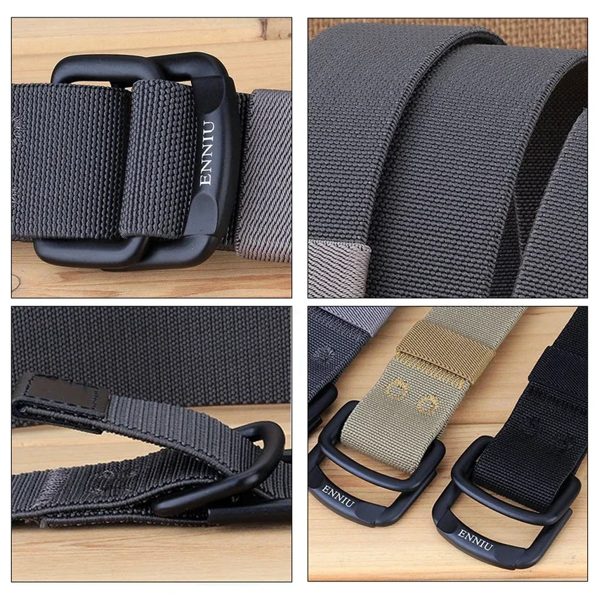 Durable Canvas Tactical Belt for Men