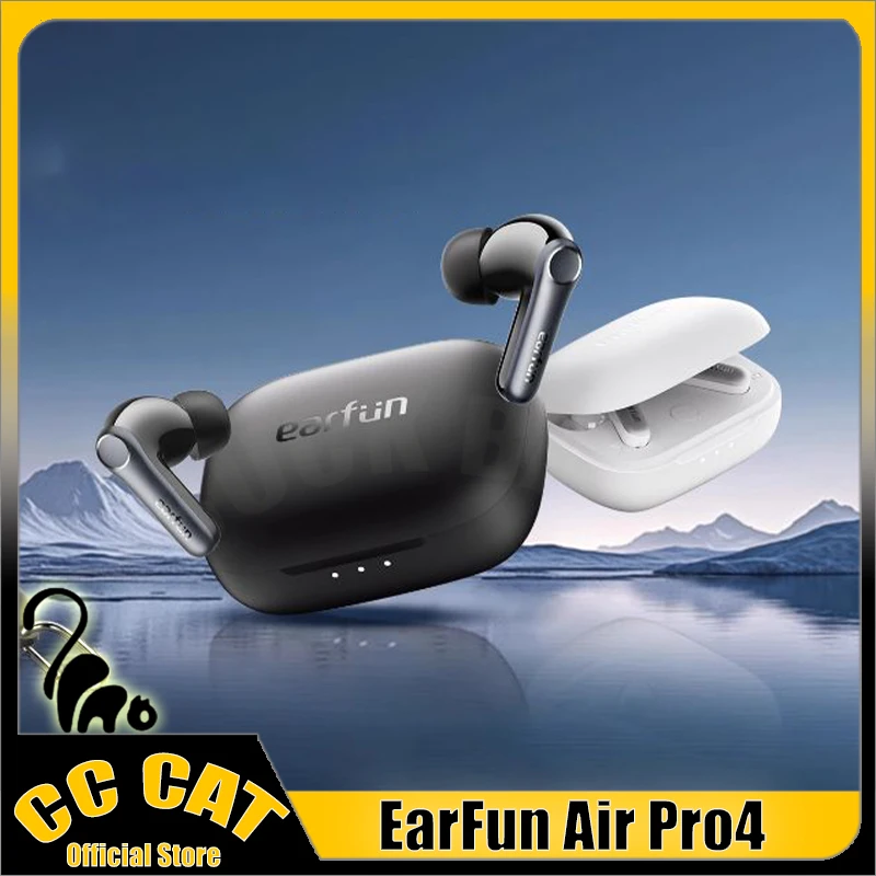 

EarFun Air Pro 4 Wireless Earphone HI-FI Bluetooth 5.4 Earphone Active Noise Reduction IPX5 E-sports Earbud Gamer Accessories