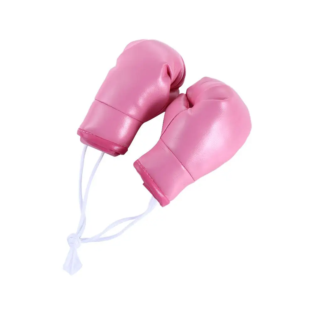 Pendant Leather Pendant Car Ornaments Boxing Gloves Pendant Boxing Gloves Hanging Miniature Punching Gloves Mini Boxing Gloves