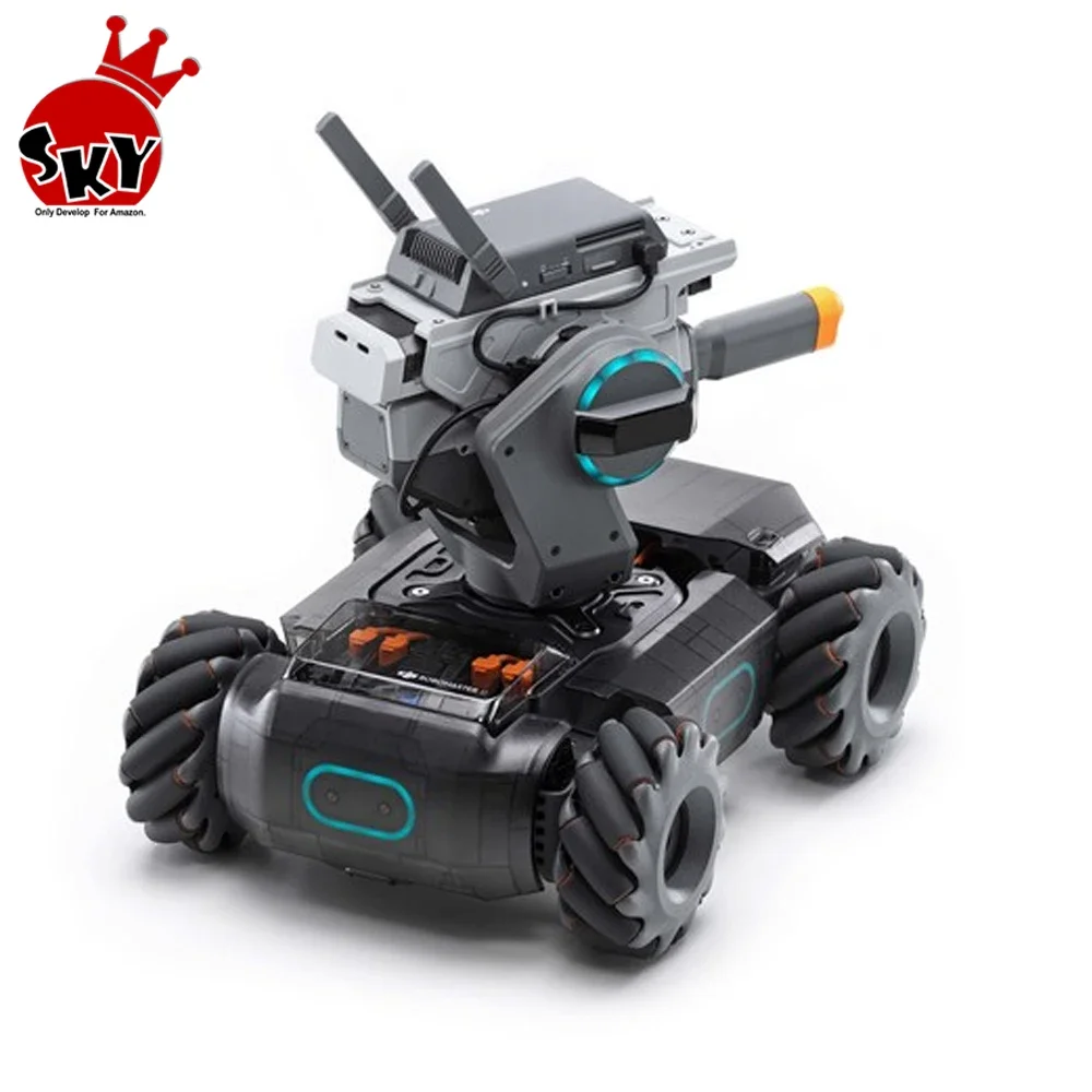 

Robomaster S1 STEAM DIY 4WD Brushless HD FPV APP RC Intelligent Robot With AI Modules Scratch 3.0 Py&thon Program