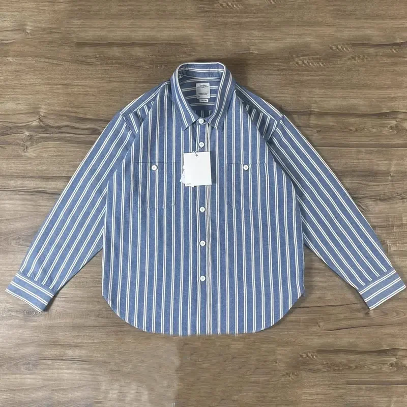 

Vivim mainsail Buyi (H.W.) Buyi striped casual vintage shirt