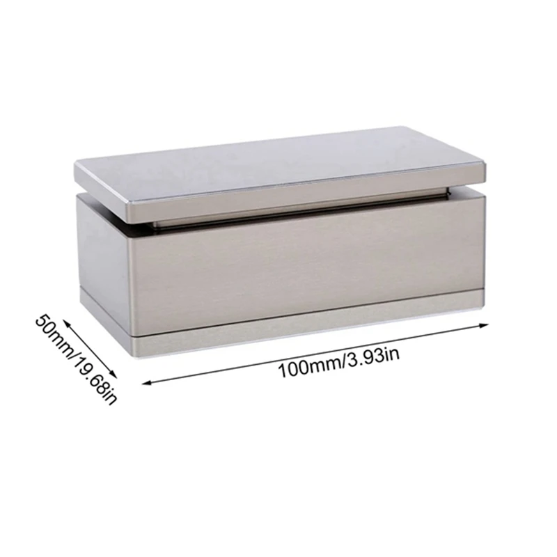 2X4in Rosin Machine Pure Aluminum Pre-Pressing Plate Pre-Pressing Mould Plate Accessory With Silicone Box