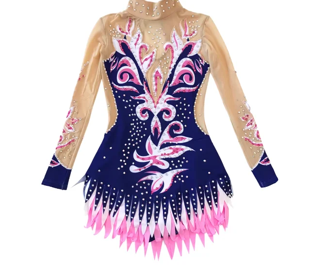 Artistic Gymnastics Costume Women's Competition Fitness Suit  Adult Cheerleading Professional Performance Gymnastics Uniform