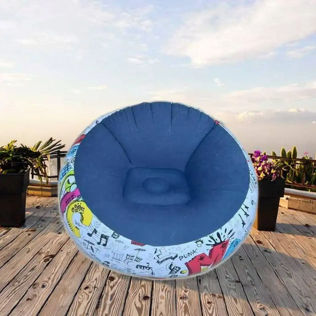 1PC Thickened Inflatable Lazy Sofa Lounge Chair – Perfect for Outdoor Courtyards & Indoor Leisure image 3