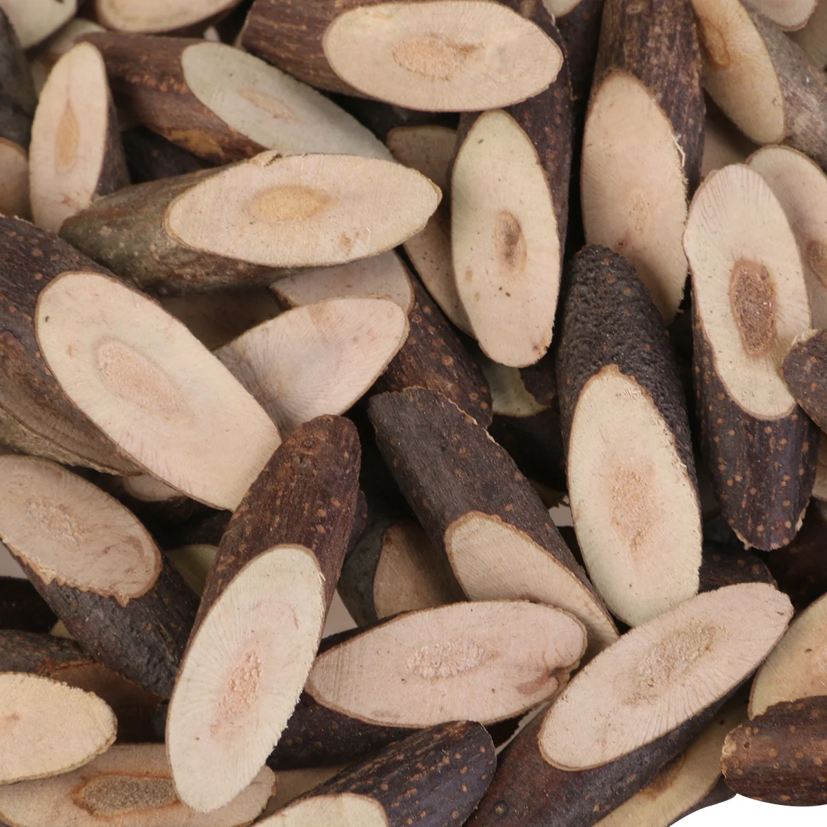 

100pcs 3-4Cm Wood Slices Natural Bark Edge Smooth Sanded Rounds For Diy Crafts Scrapbooking Decorations Wooden Discs For Art