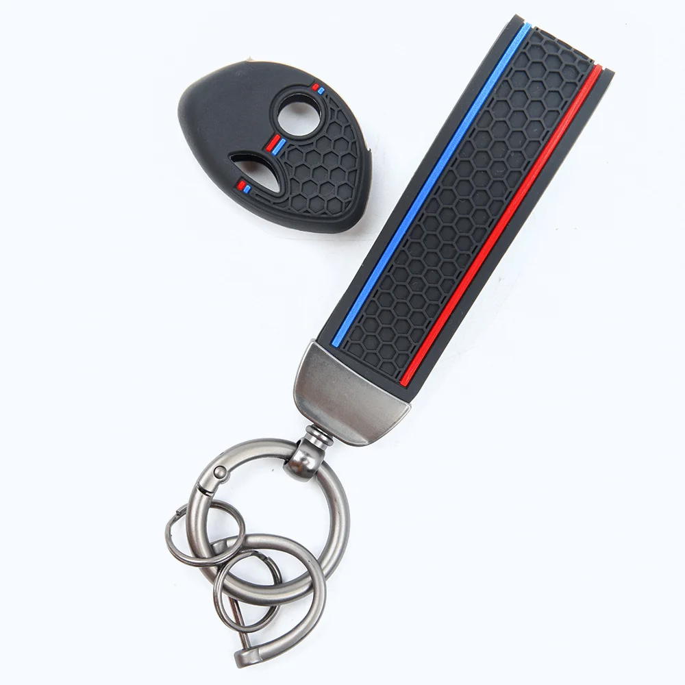 For BMW K1200R R1200RT K1300R S1000RR F650GS F800GS F800ST Full Coverage Silicone Key Shell Compact Wristlet Premium Protective