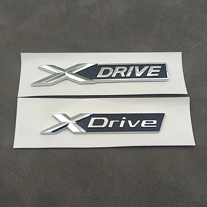 ثلاثية الأبعاد ABS X محرك شعار Xdrive شعار ملصق سيارة الخلفي الجذع شارة لسيارات BMW E39 E46 E60 E90 E87 F10 F30 G20 G30 X1 X3 X5 اكسسوارات