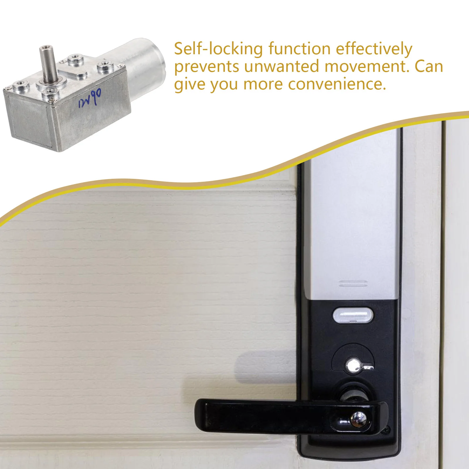 

Турбополочный мотор-редуктор, электрический реверсивный червячный двигатель с высоким крутящим моментом для DIY-машины, редуктор скорости полого вала с самоблокировкой