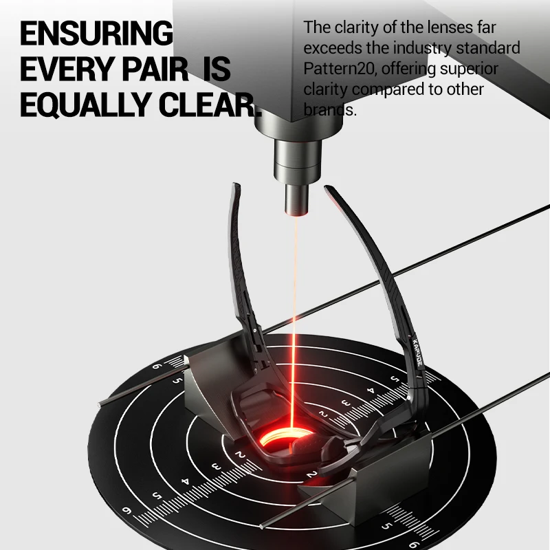 KAPVOE Nuova tecnologia Nano Lenti Occhiali da ciclismo Sport all'aria aperta Occhiali da sole Occhiali da bici Uomo Donna MTB Bicicletta UV400 Protettiva