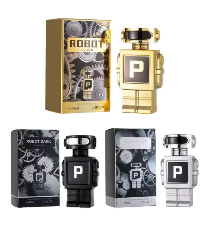 50ML The Original Hombre High Quality Arab Cologne Perfume Robot Looks Smells Long Lasting And Is Suitable Collecting Gifts