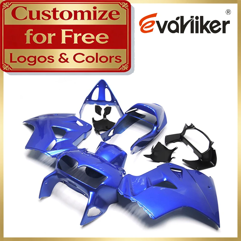 

Motorcycle Fairings For Honda VFR800 1998 1999 2000 2001 Blue ABS Plastic Full Fairing Kits Customizable Colors