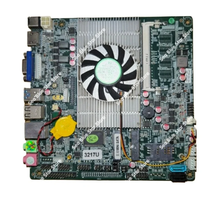 Industrial   board I3-3217U 3rd generation i3MINI-ITX all-in-one machine mini main board Second-hand disassembly main board