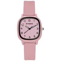 Kids Watch Alloy Case with Rubber Strap Watch Sports Watch for Students Watch SYNOKE Brand Waterproof Children Wrist Watch