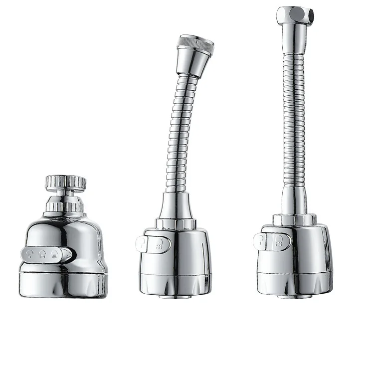 صنبور حوض غسيل المطبخ، موسع عالمي متعدد الوظائف، أداة معززة قابلة للدوران ومقاومة للرذاذ #5