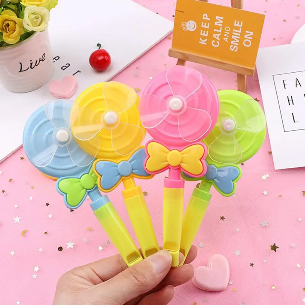 Kids Windmill Whistle Toy Outdoor Wind Spinner Garden Decoration Windmill Toys for Boys Girls Birthday Xmas Gift Party Favor