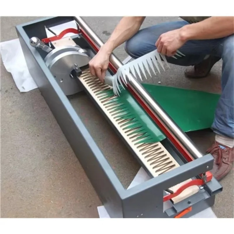 Portable PVC & PU Conveyor Belt Finger Cutting Press Joint Machine Safety Certified Fast Shipping for Belting Making