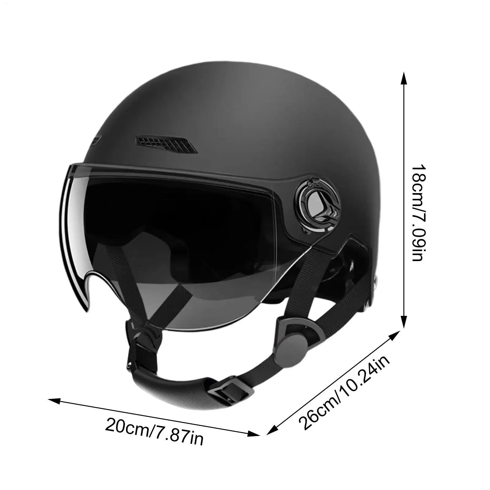 Classic Vintage Half Face Helmet for Men Women Motorcycle Scooter Bike Riding Bicycle Head Protection Open Face Adult Helmet view 6