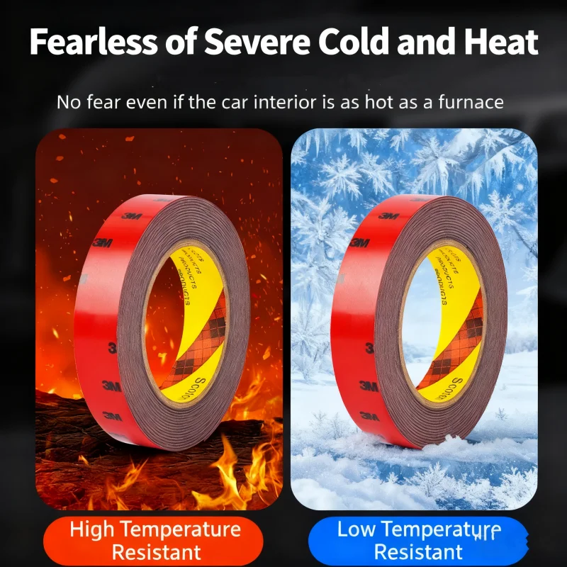 3M 5112 رشاقته قوي شريط لاصق على الوجهين غير أثر عالية اللزوجة ثابتة السيارات الذيل الجناح الشريط ارتفاع درجة الحرارة