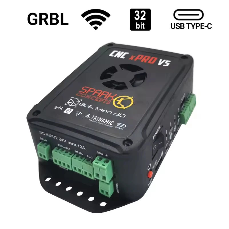 Caja de controlador CNC xPRO V5-Spark Concepts para Ultimate Bee/QueenBee Pro/WorkBee fresadora DIY grabador