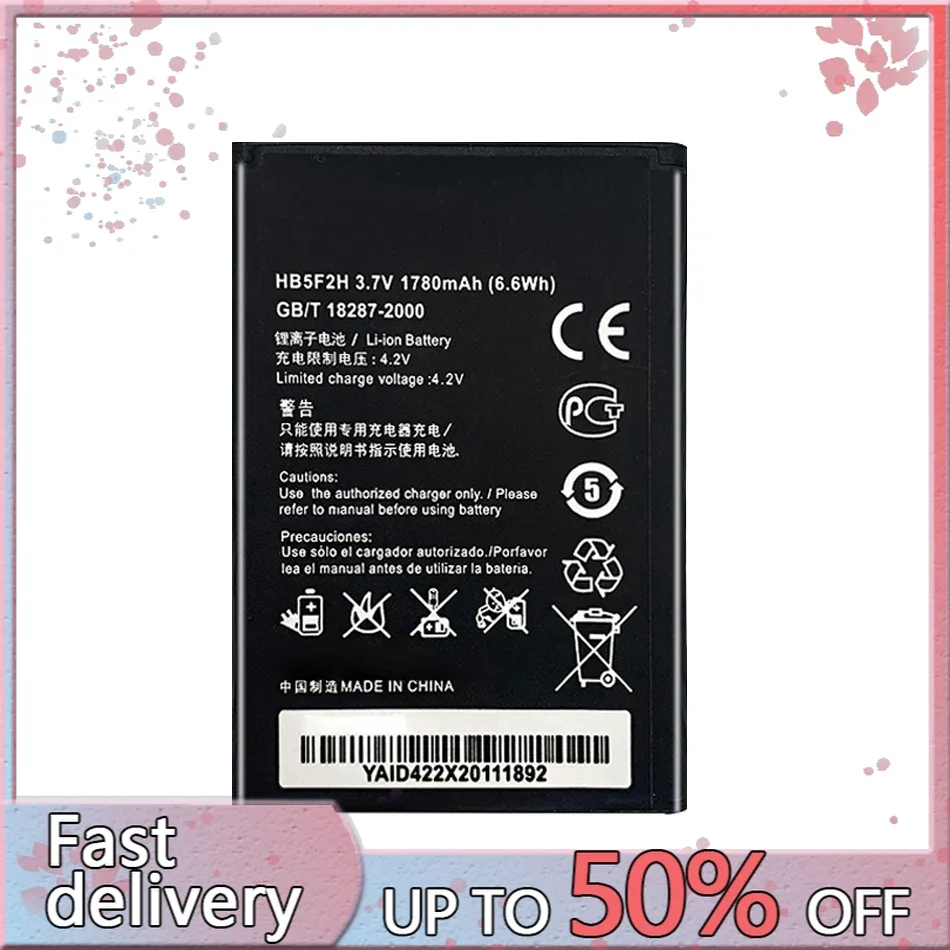 1780mAh HB5F2H Battery Use HB554666RAW for Huawei 4G Lte WIFI Router 4G E5375 EC5377 E5373 E5330 E5336 E5351 E5372 E5356