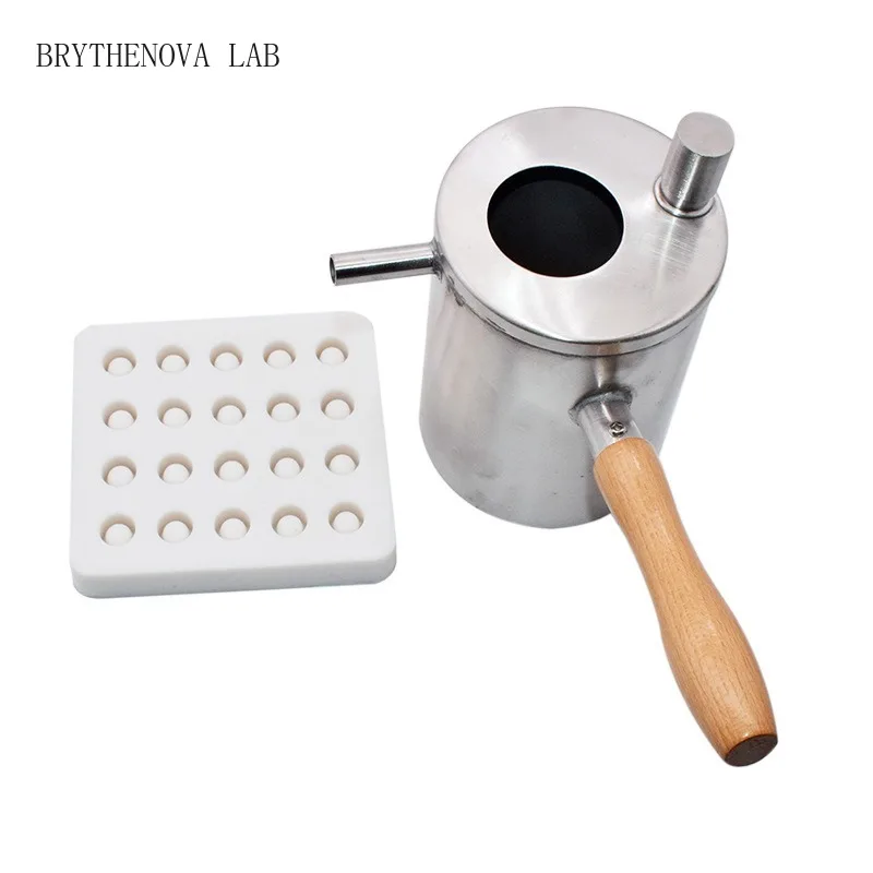 Beeswax Pouring Pot Stainless Steel Beeswax Melting Pot Wax Melter Tool Candle Cell Cup Making Mold Beekeeping Tool