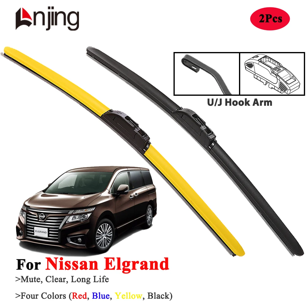

LNJING Car Wiper Blades For Nissan Elgrand 1997-Now