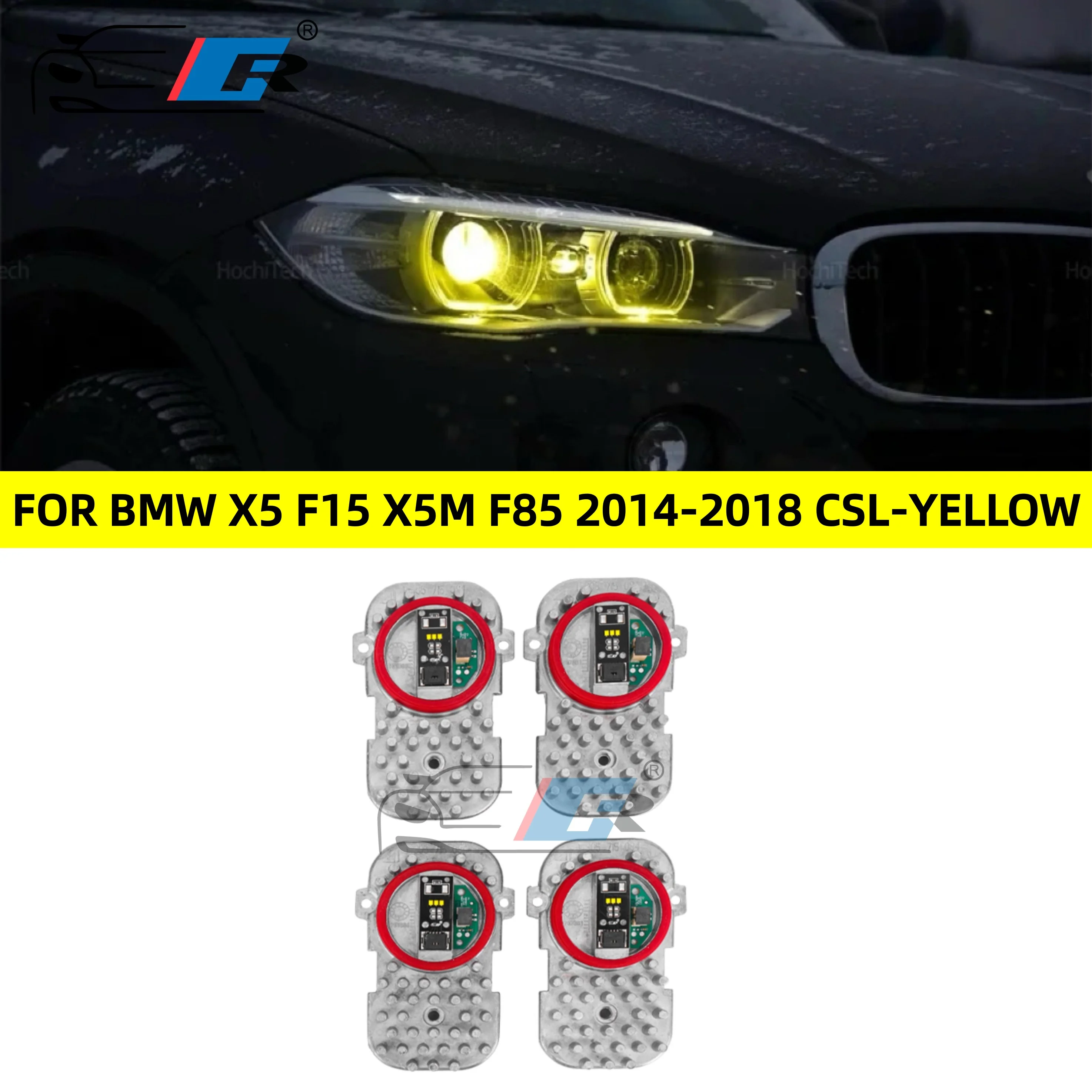 

Xenon Headlight Yellow Angel Eyes DRL Board For BMW X3 F25 X5 E70 LCI F15 F16 M F85 F86 Insert Diode Module 63117263051