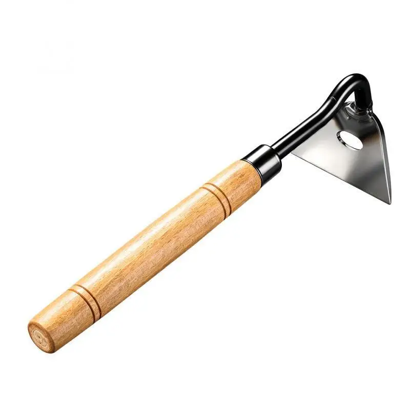 @*Small Multifunctional Weeding Tool High Strength Manganese Steel Tree Bark Scraping Hoe for Home Garden Plant Care
