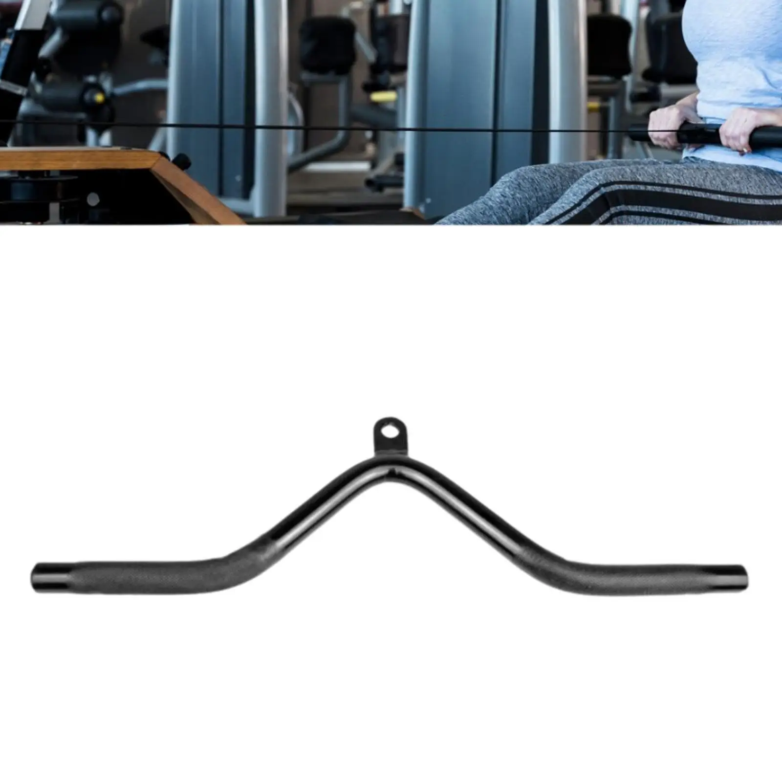 LAT Pull Down Bar Triceps Pushdown Bar มัลติฟังก์ชั่นอุปกรณ์มืออาชีพ V Handle Pulldown สิ่งที่แนบมาสําหรับการสร้างกล้ามเนื้อ