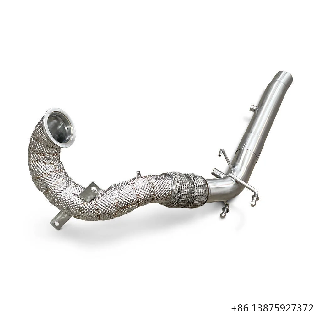 

Нержавеющая стальная труба (даунпайп) с изоляцией для MK7/MK7.5 GTI 2.0T 2014-2020, поддерживает индивидуальную настройку, с резонаторами