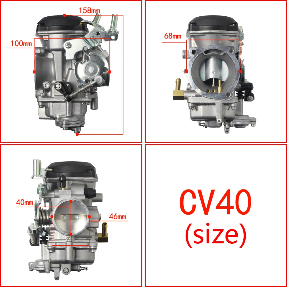 Carburetor CV40 Motorcycle Carb 40mm For Harley Davidson Sportster Road King Super Glide 40mm CV 40 XL883 27490-04 27465-04