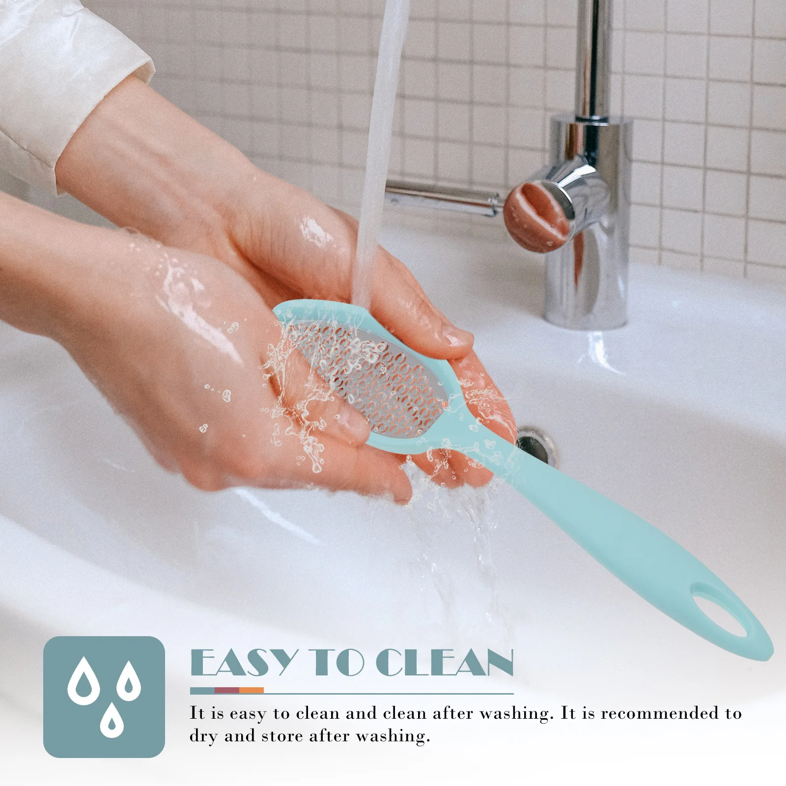 

2Pcs Foot Rasp File Callus Remover Pedicure Tool for Home Travel Use Removes Thick Calluses Dry Heel Cracks Professional Foot