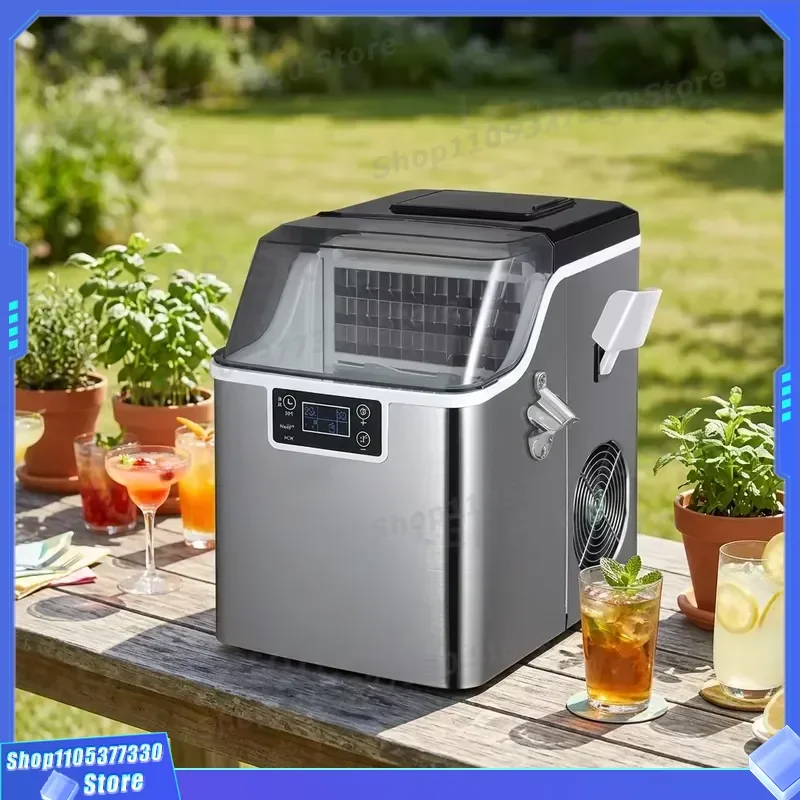 Mini Portable Home Automatic Countertop Ice Block Cube Makers Energy Saving Small Cube Ice Making