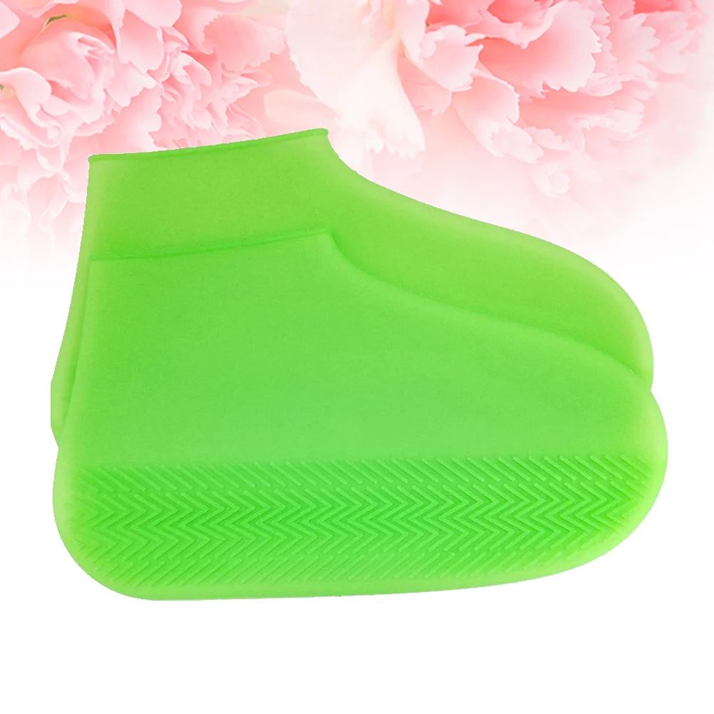 

Non-slip Shoe Covers Silicone Reusable Rainy Day Boot Protector Water Proof Overshoes Miss