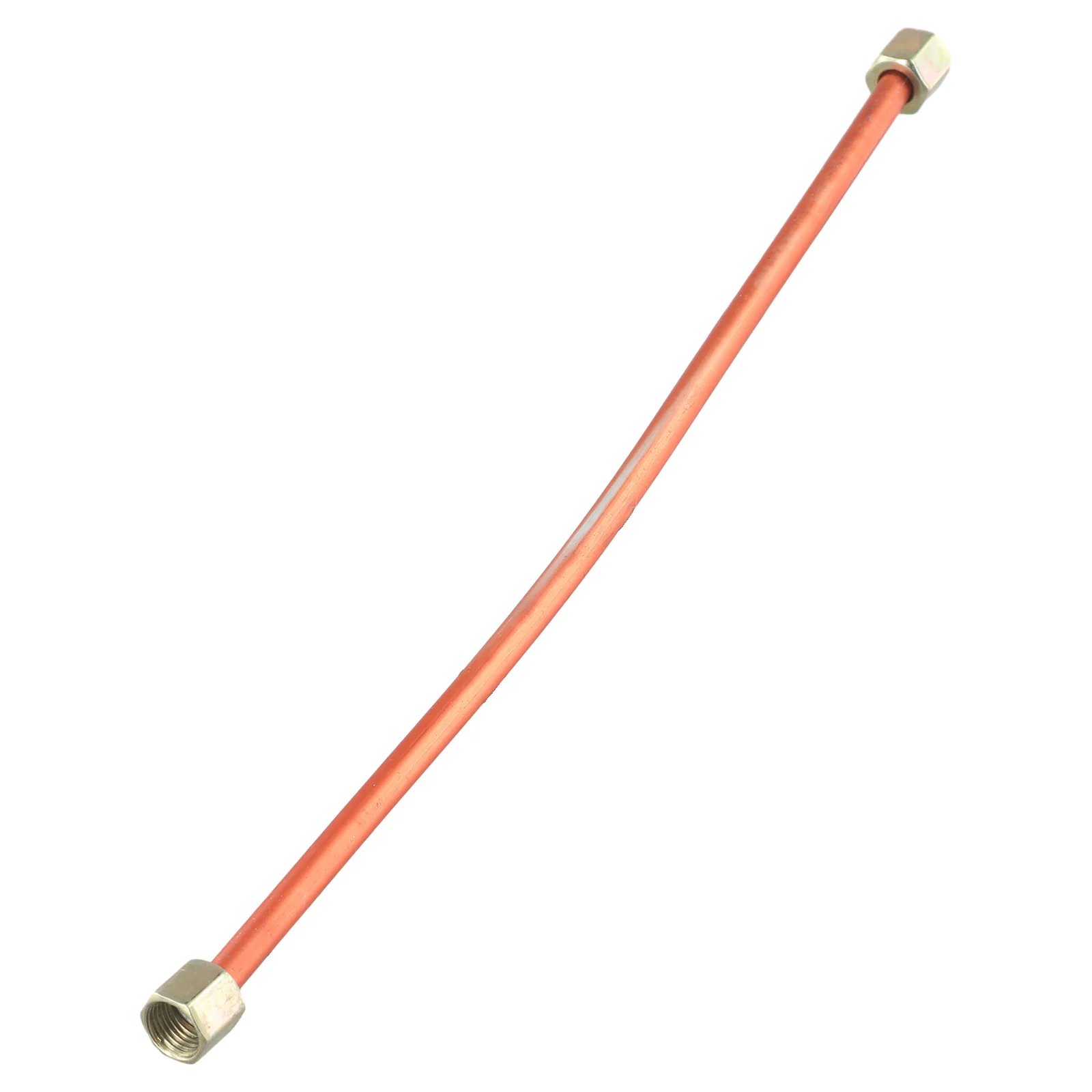 200mm Copper Plated Aluminum For Exhaust Tube for Air Compressor For Exhaust Line Replacement G1/8 Thread Type