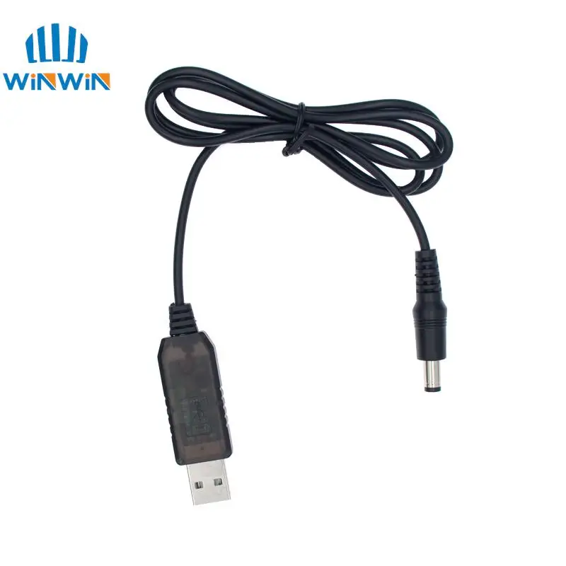 Linea USB Power Boost Dc 5v a Dc 9v / 12v Modulo step up Cavo adattatore convertitore USB 1M Spina 2.1x5.5mm per arduino WIFI