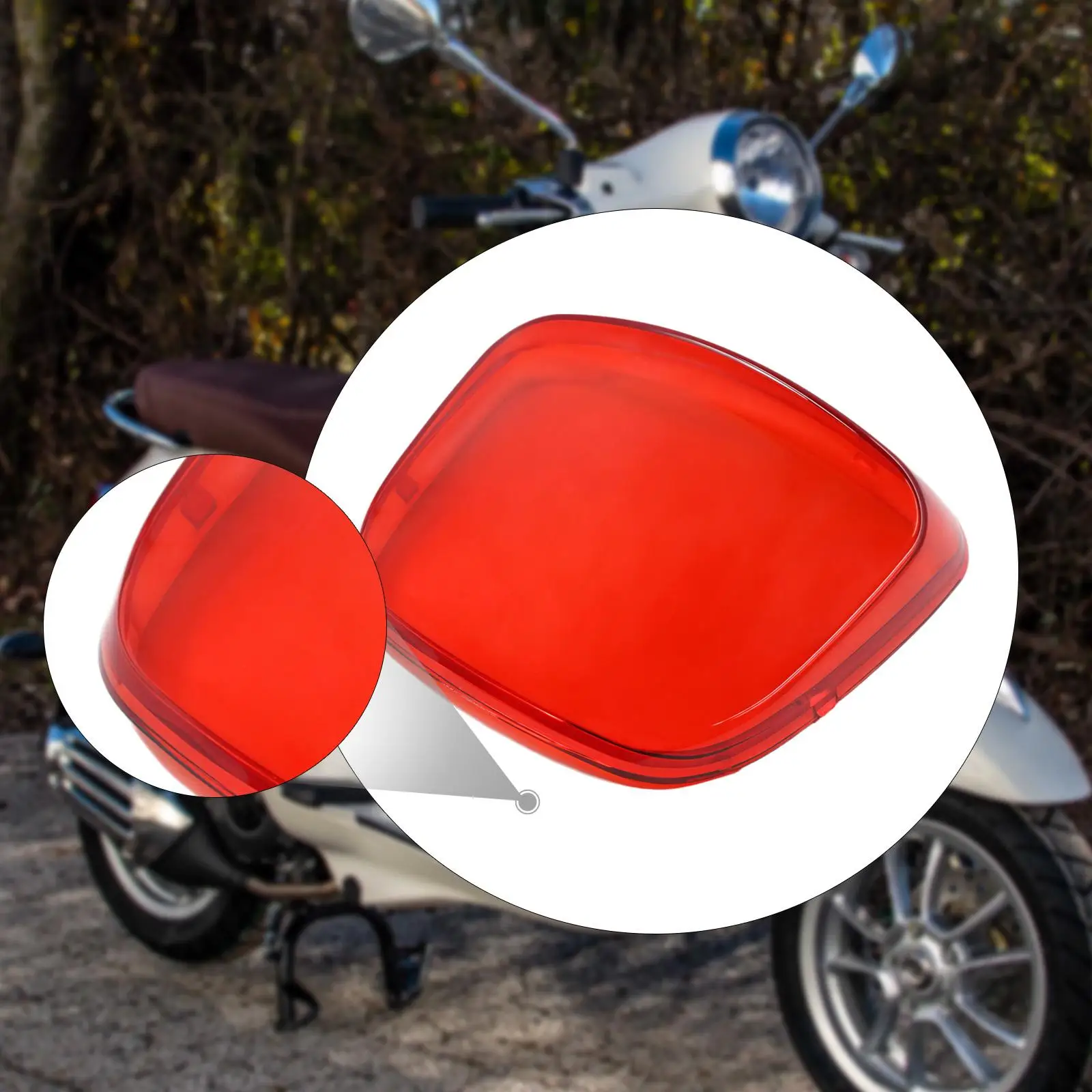 Rear Tail Light Lense Cover Accessories Protector Motorcycle Brake Taillight Cover for Vespa 2019-2023 Primavera Sprint 150