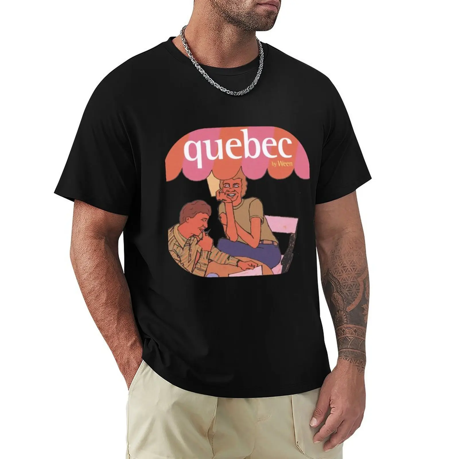 

Ween Quebec T-Shirt Fashion Print Casual Short Sleeve
