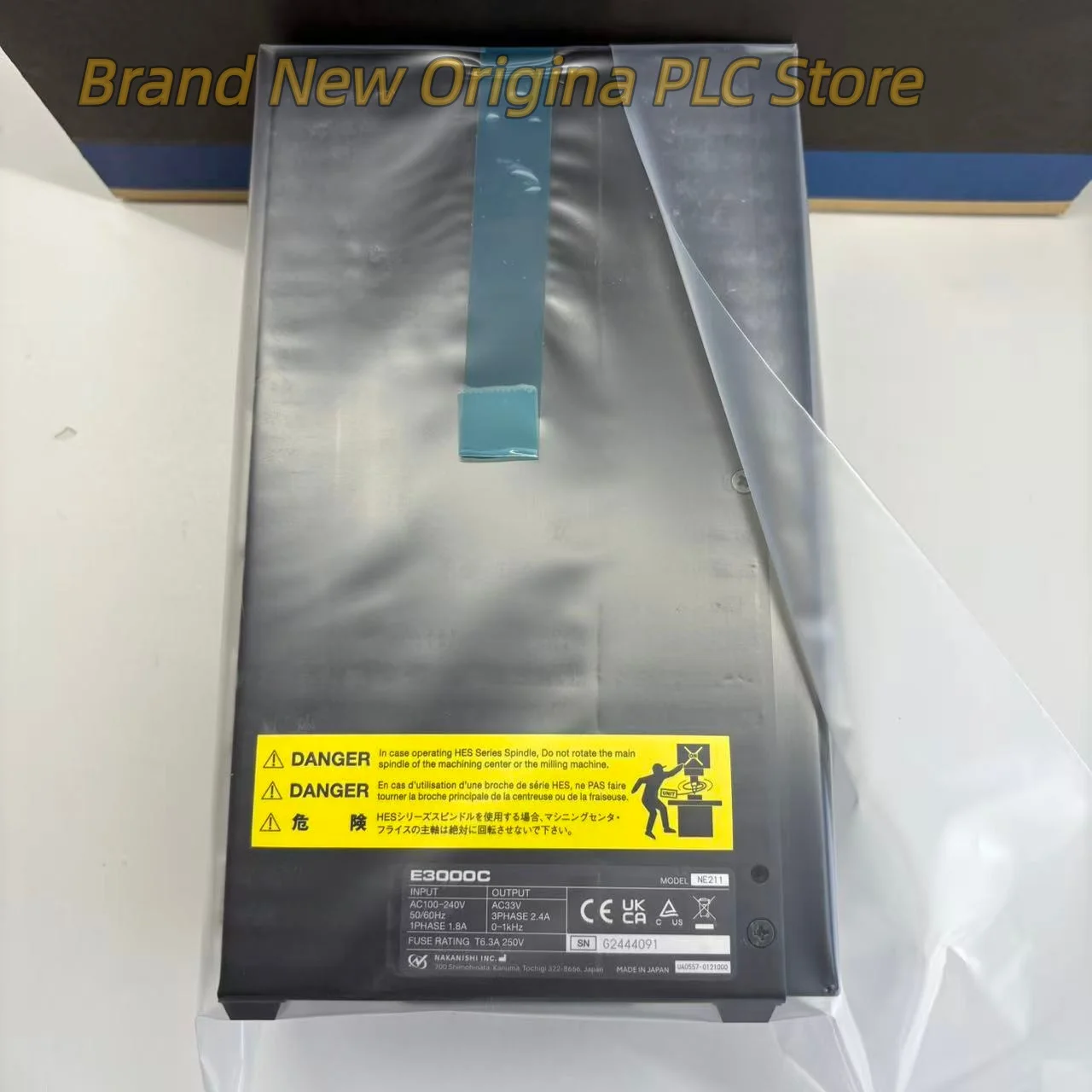 Novo controlador E3000 NE211 230V Unidade de controle do eixo