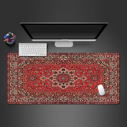 Mouse Pad persa para escritório, tapete gamer, tapete, acessórios de mesa, computador, almofadas de mesa, velocidade da empresa estendida, XXL, grande